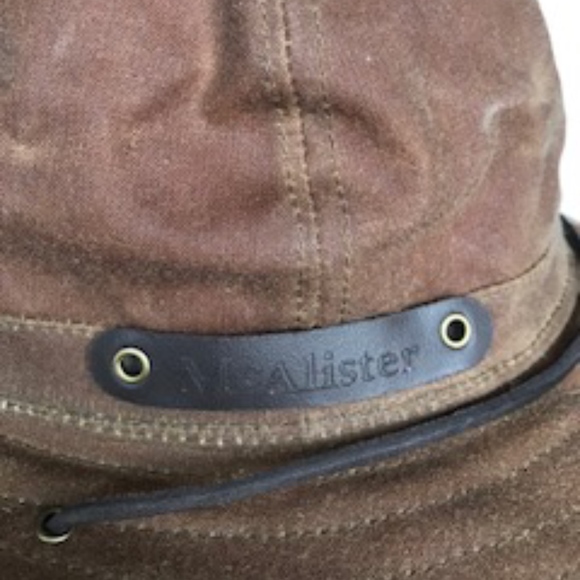 Mcalister Waxed Cotton Tin Cloth Hat 